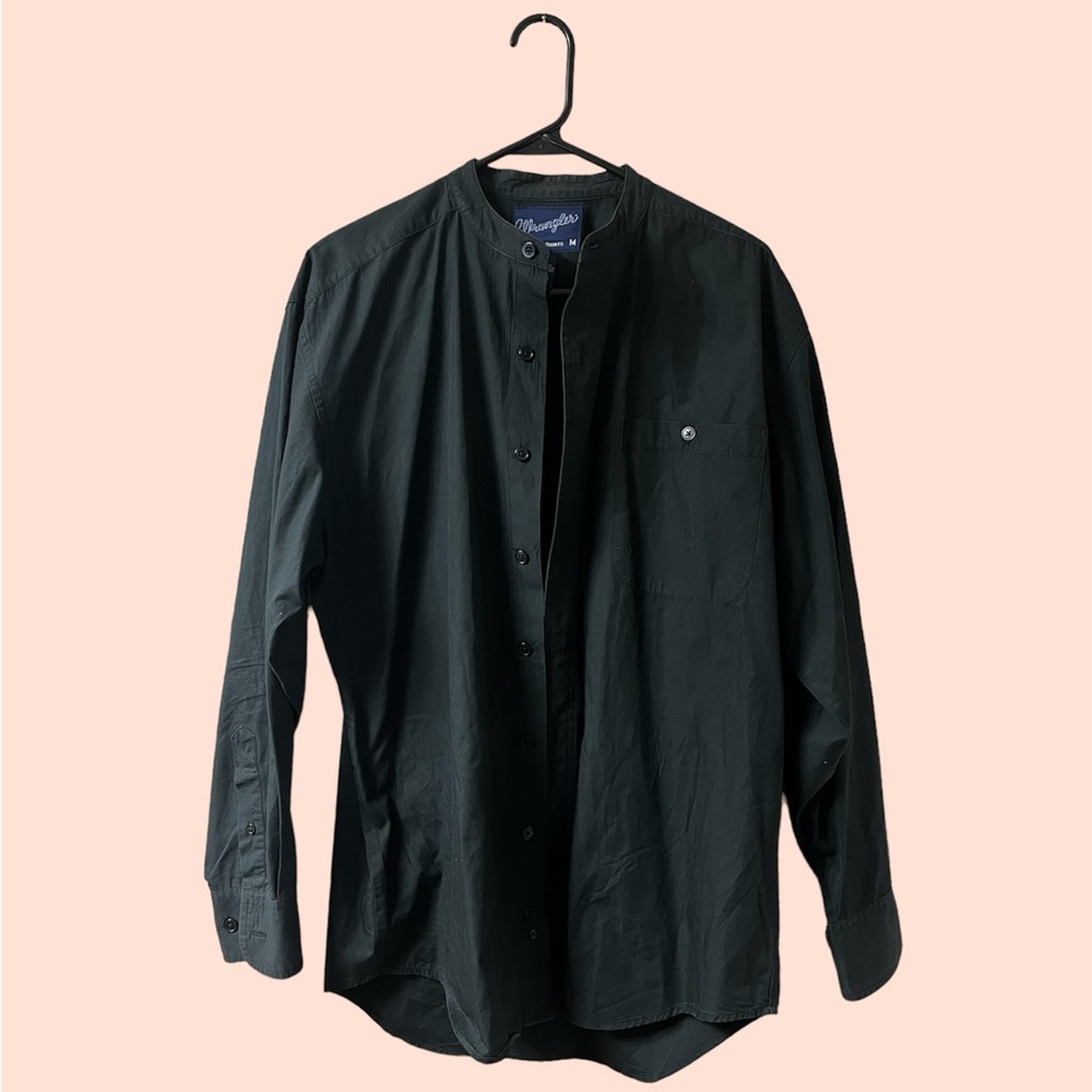 Men’s Vintage Wrangler Collarless Shirt size M